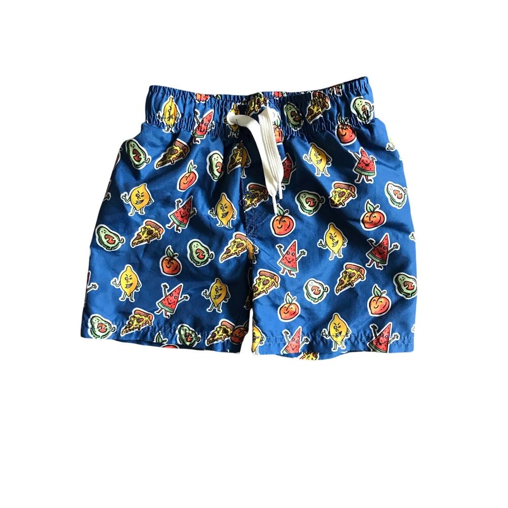 The Original JACHS Co Fun Foods Swim Trunks Size 2